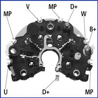 Prostownik alternatora insignia